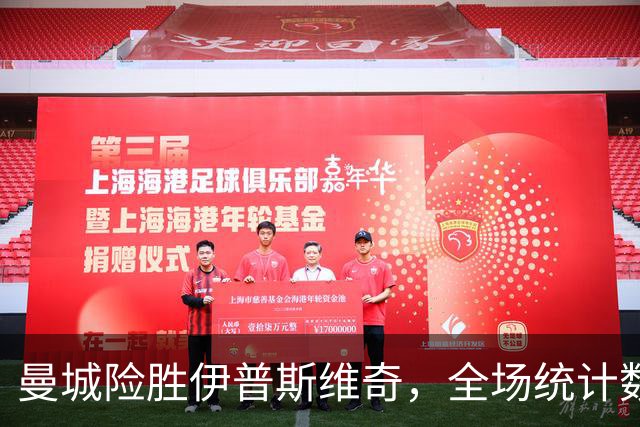 曼城险胜伊普斯维奇，全场统计数据回顾